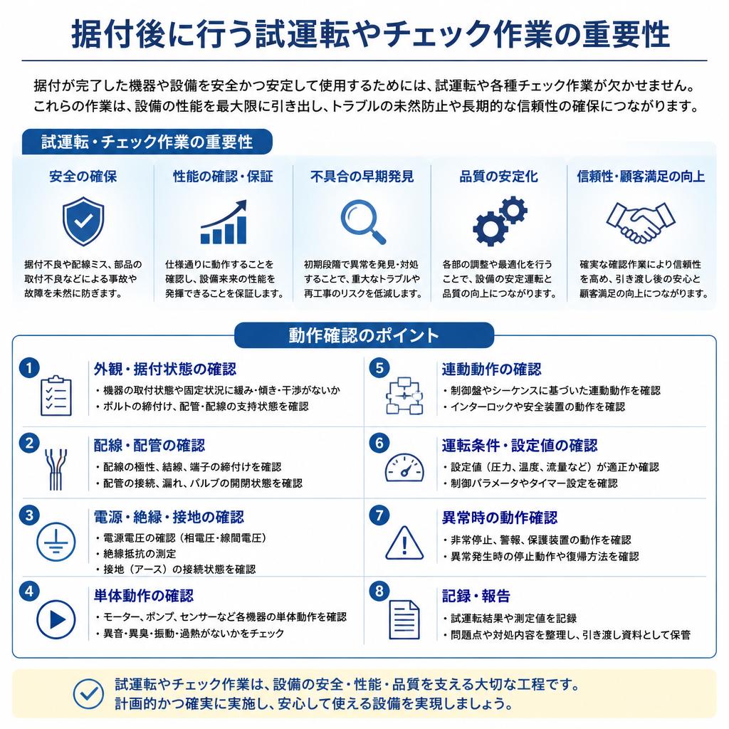 5. 試運転とチェック